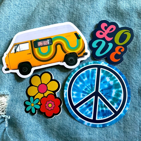 Hippie Sticker Set 🌼 - Picture 1 of 5